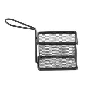 Mėlynas miniatiūrinis bulvių traškučių krepšys - 100 x 80 mm