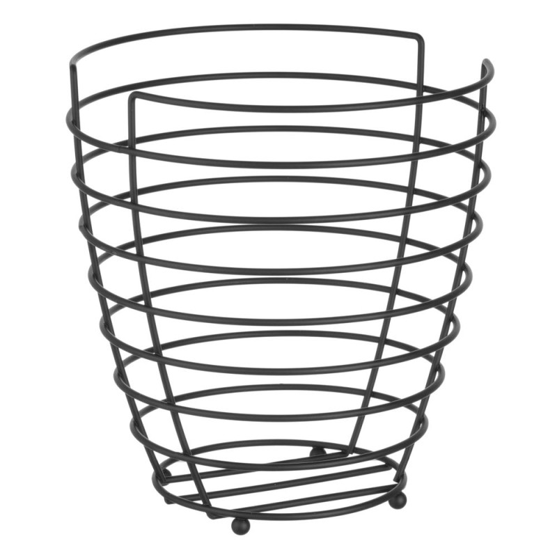 Vaisių krepšys juodas - 230 mm skersmens