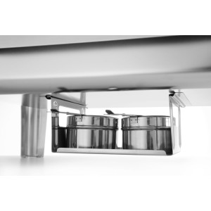 Chafing dish GN 1/1 šlifavimo satino apdaila - HENDI prekės ženklas - Fourniresto