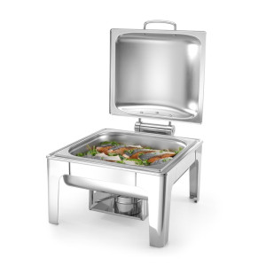 Chafing dish GN 2/3 šlifavimo satinas - Prekės ženklas HENDI - Fourniresto