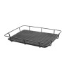 Duonos dėklas su juodais nerūdijančio plieno kraštais - 400 x 300 mm
