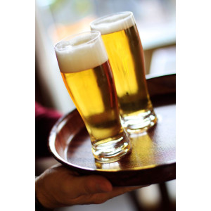 Apvalus aukštas lentos formos stalviršis - 320 mm skersmens - HENDI