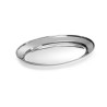 Plokščias ovalus nerūdijančio plieno indas - 300 x 220 mm - HENDI prekės ženklas - Fourniresto
