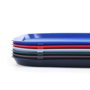 Stalo plokščia FastFood - Didelis modelis 450 x 350 mm - Pilka