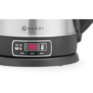 Elektrinis belaidis virdulys su temperatūros reguliavimu - 1,8 l - Hendi