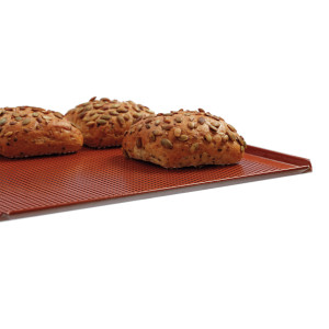 Virimo lenta GN 2/3 su skylėmis, silikoniniu apvalkalu