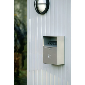 Sieninis pelenų indas - sidabrinis