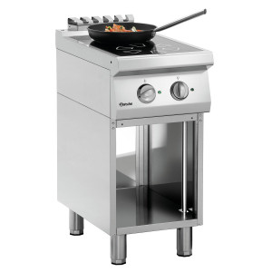 Dujinis viryklės paviršius su dviem indukcijos zonėmis ir apatinė dalis, 700 serija.