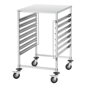 Gastronorm skalė 7 GN 2/1 talpyklėms, Bartscher prekės ženklo.