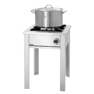 Profesionalus dujinis viryklės stalas - 1 degimo vieta - 280 mm Bartscher 1050603