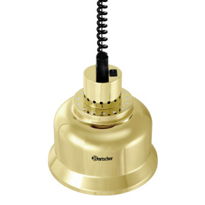 Infraraudonasis šildantis lempa Auksinė - Bartscher