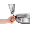 Chafing Dish lankstus apvalus su nuimamu dangteliu - 6,2 L - Bartscher