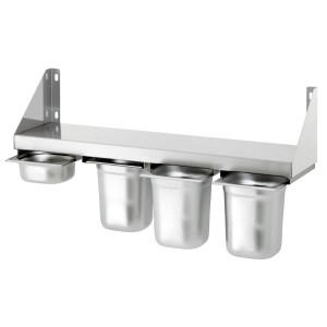 Prieskonių lentyna - 4 x GN 1/6 konteineriai