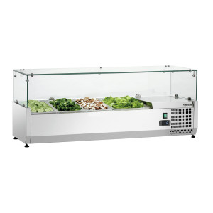 Saladėtė ant stalo - 3 x GN 1/3 + 1 x GN 1/2