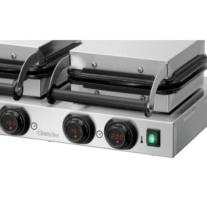 Profesionalus dvigubas gaminatorius - 2 x 5 širdies formos gofrės - Bartscher