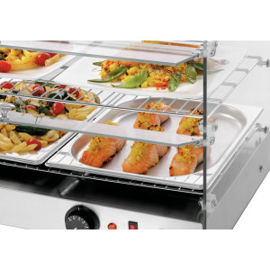 Vitrina šildoma Bartscher 5200 2ER - Profesionalus šilumos palaikymas