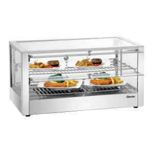 Vitrina šildoma Bartscher 6200 2EK - Temperatūros palaikymas iki 90°C