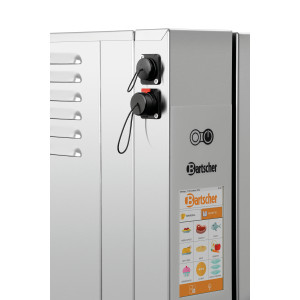 Sidabrinis garų konvekcinis krosnelė Silversteam 5230DRS Bartscher - Veiksmingas ir tikslus kepimas