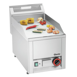 Plancha GPL 320E-G Bartscher: Chromuota lygi plokštė ir 3000W galia