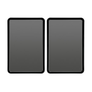 Juoda melamino serviravimo lėkštė 210x280 mm Bartscher - Elegancija ir profesionalumas virtuvėje