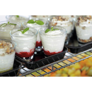 Juoda melamino serviravimo lėkštė 210x280 mm Bartscher - Elegancija ir profesionalumas virtuvėje