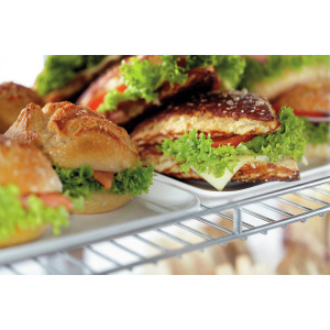 Prezentacinė lėkštė 280x420 iš baltos melamino | Bartscher