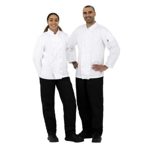 Virtuvės kombinezonas su ilgomis rankovėmis, baltas, unisex, dydis XL - Whites Chefs Clothing - Fourniresto