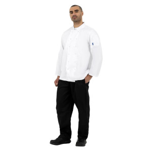 Virtuvės kombinezonas su ilgomis rankovėmis, baltas, unisex, dydis XS - Whites Chefs Clothing - Fourniresto