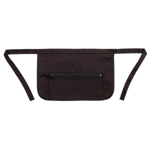 Limono skrebėlė su kišenėmis ir užtrauktuku, juoda, iš polikotono, 450 x 305 mm - Whites viršutiniai drabužiai - Fourniresto