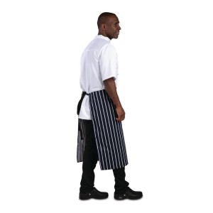 Virtuvės prijuostė juostelėmis mėlyna ir balta 760 x 920 mm - Whites Chefs Clothing - Fourniresto