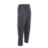 Mixed Black and White Striped Baggy Kitchen Pants - Size S - Chef Works - Fourniresto