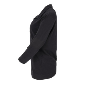 Tamsiai juoda moteriška marškinėliai su V iškirpte - Dydis Xs - Chef Works - Fourniresto