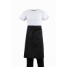 Padavėjo standartinė juoda prijuostė 1000 x 700 mm - Whites Chefs Clothing - Fourniresto