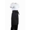 Padavėjo standartinė juoda prijuostė 1000 x 700 mm - Whites Chefs Clothing - Fourniresto