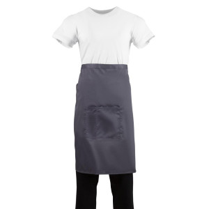 Tamsiai pilkas servetėlės iš polikotono 1000 x 700 mm - Whites Chefs Clothing - Fourniresto