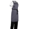 Pilko antracito spalvos polikotono prijuostės 711 x 965 mm - Whites Chefs Clothing - Fourniresto