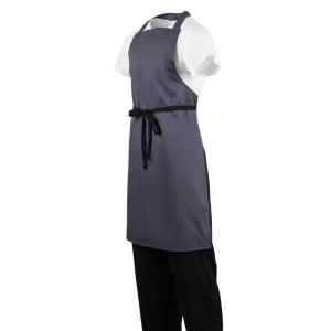 Pilko antracito spalvos polikotono prijuostės 711 x 965 mm - Whites Chefs Clothing - Fourniresto