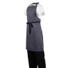 Pilko antracito spalvos polikotono prijuostės 711 x 965 mm - Whites Chefs Clothing - Fourniresto