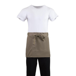 Padėklas tarnautojui, trumpas, šviesiai rudas, polikotonas, 373 x 750 mm - Whites Chefs Clothing - Fourniresto