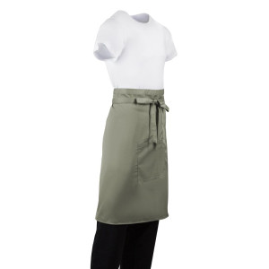 Padavėjo prijuostė alyvuogių spalvos, iš polikotono, 1000 x 700 mm - Whites Chefs Clothing - Fourniresto