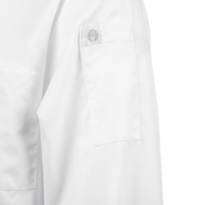 Virtuvės kombinezonas su ilgomis rankovėmis, baltas, unisex, Calgary - dydis S - Chef Works - Fourniresto