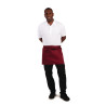 Padavėjo išorinis priekabas Bordeaux iš polikotono 373 x 750 mm - Whites Chefs Clothing - Fourniresto
