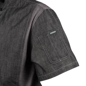 Virtuvės marškinėliai Chef Works "Urban Delancey" su trumpomis rankovėmis - dydis S - Fourniresto