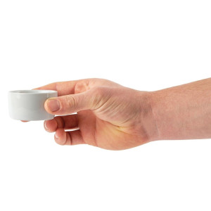 Sviestainis Baltas 62 mm - 12 vnt. - Olympia - Fourniresto