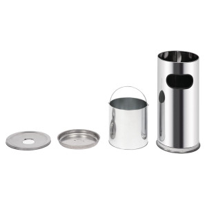 Pelenų dėklas iš nerūdijančio plieno 35 l - Bolero - Fourniresto