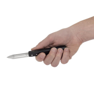 Lietuviškas vertimas: Medinis rankena, dvigubai galia pjūvis - Victorinox - Fourniresto