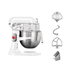 Profesionalus baltas maišytuvas 6,9 l - KitchenAid - Fourniresto