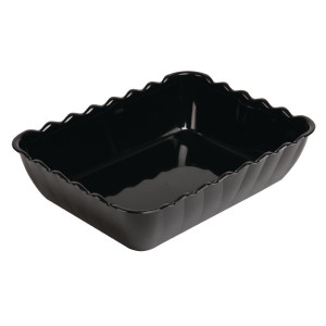 Saladų dubenys juodi 4,25 L 335 x 255 mm - Olympia KRISTALLON - Fourniresto