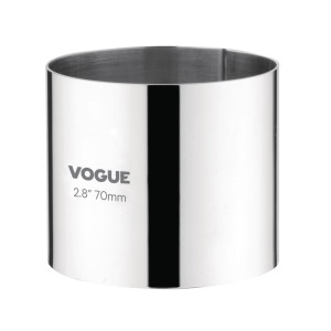 Apskritimas iš nerūdijančio plieno Ø 70 mm P 60 mm - Vogue - Fourniresto