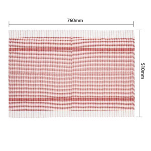 Raudonos polikarbonato virtuvės šluostės - 10 vnt. - Vogue - Fourniresto